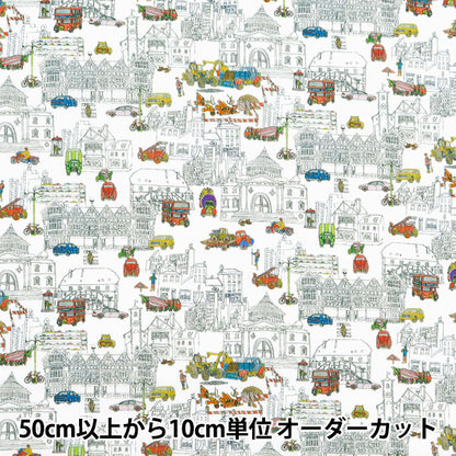 [From quantity 5] Fabric "Liberty Fabric Tana lawn Londons Calling 363J4207-AU] Liberty Japan