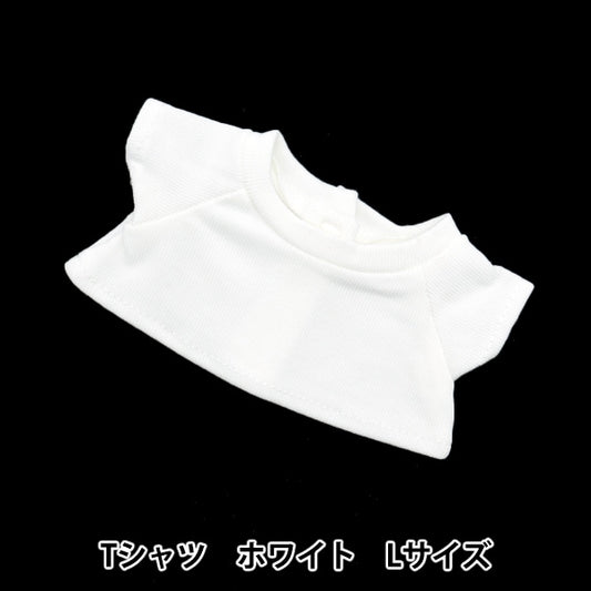 手工艺零件“毛绒玩具衣服简单T恤L大小白色MPA-3A-L”