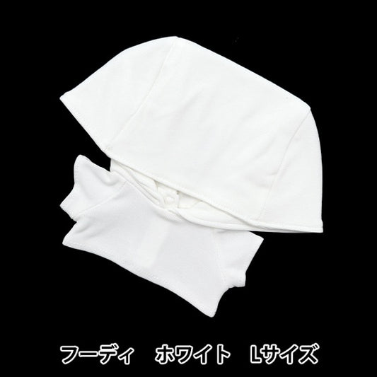 手工艺品零件“毛绒衣服简单连帽衫L大小白色MPA-4A-L”
