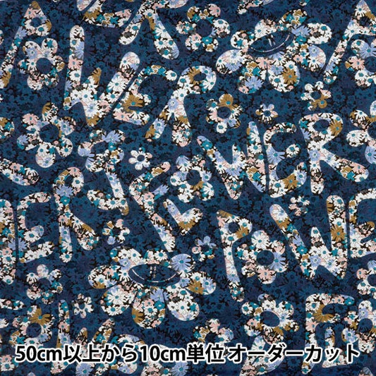 [来自数量5] 织物 “自由结构 塔纳草坪 花力量3634241-24BU] Liberty Japan