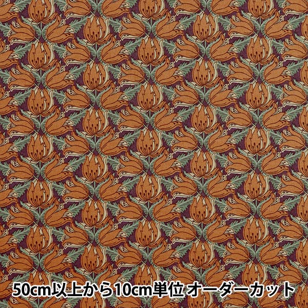 [From quantity 5] Fabric "Liberty Fabric Tana lawn Evrint Trail 3634294-24AU] Liberty Japan