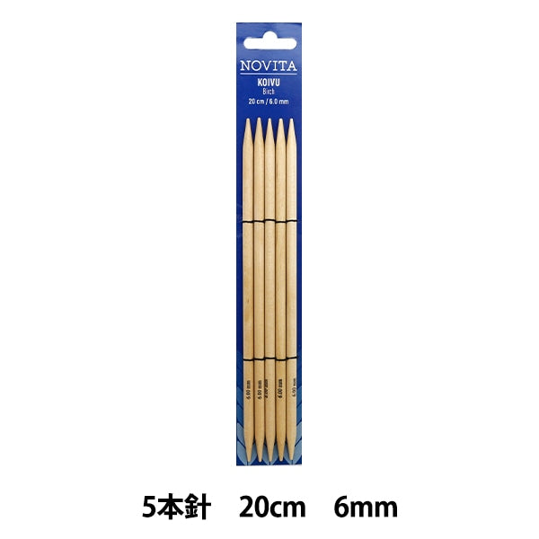 Knitting Needles "5 needle 20cm No. 13 982601" novita Novita