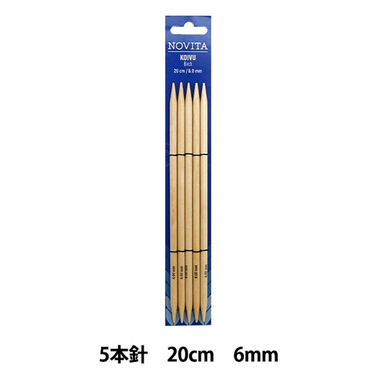 Knitting Needles "5 needle 20cm No. 13 982601" novita Novita