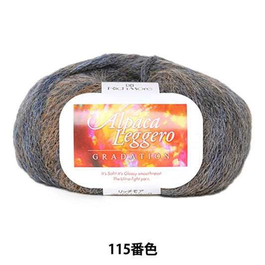 秋冬纱线 『羊驼毛联盟登录115颜色“ Richmore Rich More