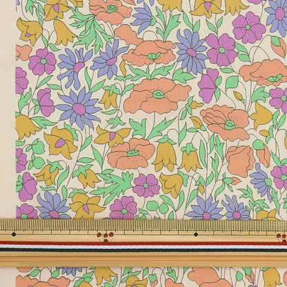 [From quantity 5] Fabric "Liberty Liberty Print LibertyTana lawn Poppy and Daisy 3632104L-127JT"
