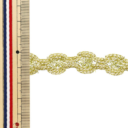 [From quantity 5] HandicraftTrim 『Glitter trim Gold 8018"
