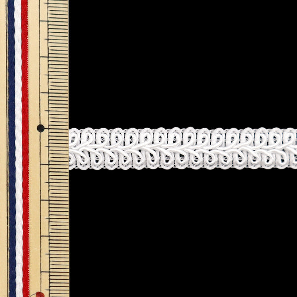 [From quantity 5] HandicraftTrim 『Glitter trim White 18883"