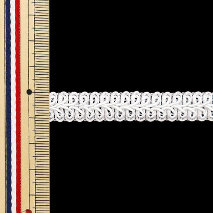 [From quantity 5] HandicraftTrim 『Glitter trim White 18883"