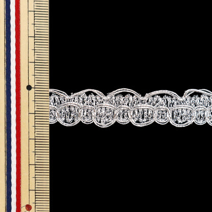 [From quantity 5] HandicraftTrim 『Glitter trim Silver 11025"