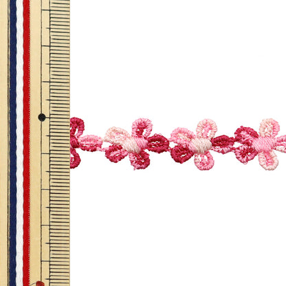 [Quantity starting from 5] HandicraftsTrim "raceTrim Pink x Red ISY-6-24-75"