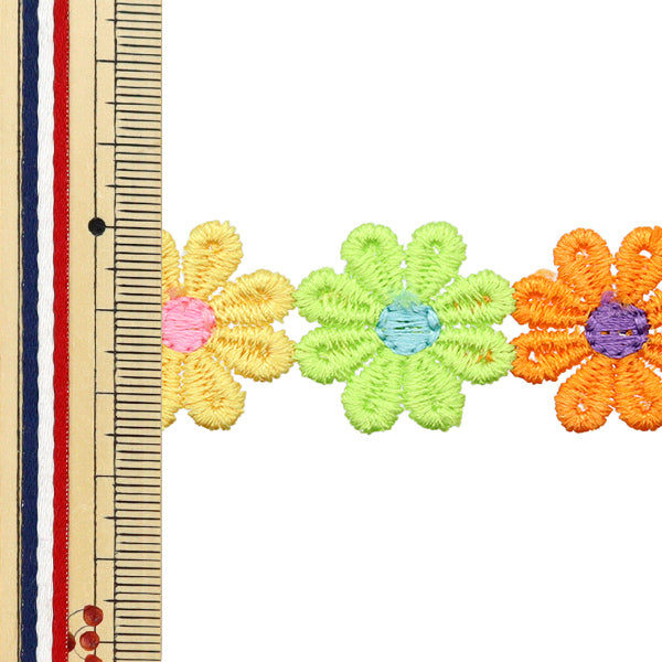 [Quantity starting from 5] HandicraftsTrim "raceTrim Multi 2.5cm wide ISY-6-24-103"