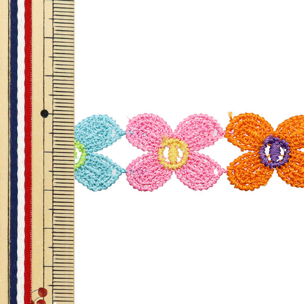 [Quantity starting from 5] HandicraftsTrim "raceTrim Multi 2cm wide ISY-6-24-104"