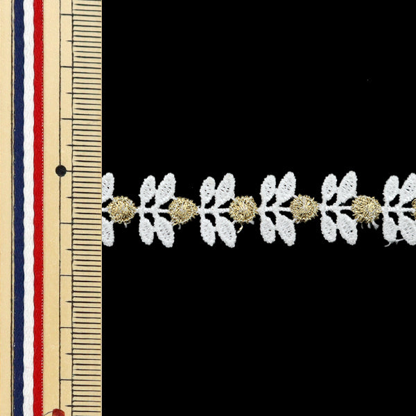 [Quantity starting from 5] HandicraftsTrim "raceTrim White ISY-6-24-107"
