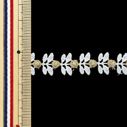 [Quantity starting from 5] HandicraftsTrim "raceTrim White ISY-6-24-107"