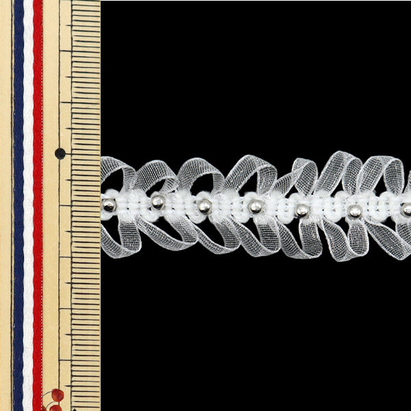 [Quantity starting from 5] HandicraftsTrim "raceTrim White ISY-6-24-125"