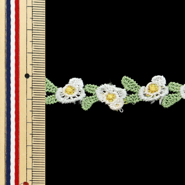 [Quantity starting from 5] HandicraftsTrim "raceTrim White ISY-6-24-78"
