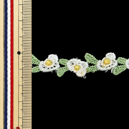 [Quantity starting from 5] HandicraftsTrim "raceTrim White ISY-6-24-78"