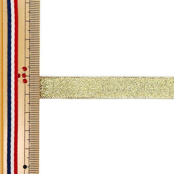 [數量5起] 絲帶 ``大金屬絲帶 12mm 1st color” TOKYO RIBBON 東京絲帶