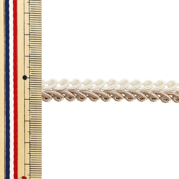 [數量從5個]手工藝品飾邊 “ Decole Spillare II寬度約11mm顏色8 51814" 東京絲帶東京絲帶