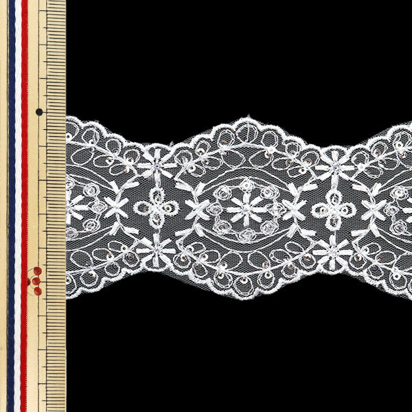 [Quantity starting from 5] HandicraftsTrim "Lace White ISY-6-24-127"