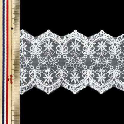 [Quantity starting from 5] HandicraftsTrim "Lace White ISY-6-24-128"