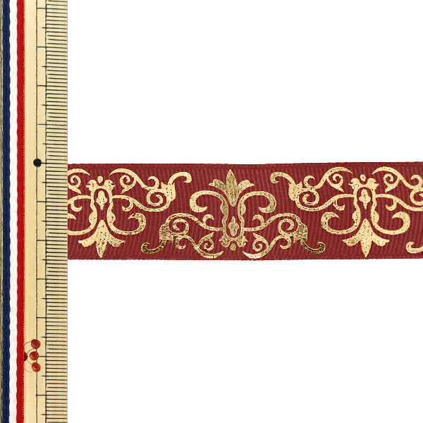 Ribbon "Food stamping"Ribbon 2025 Approx. 25mm wide x 3m long Red YRC2541-25"