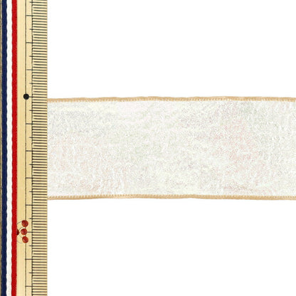 絲帶 奥罗拉絲帶 2025约宽38mm×长2m米色YRC2534-38"
