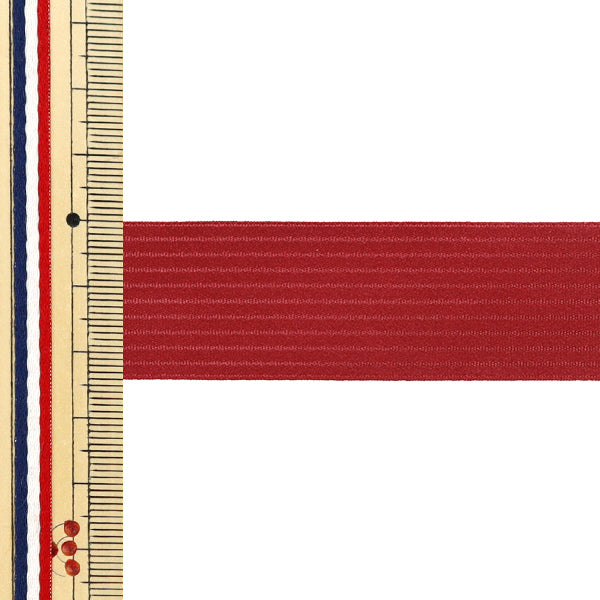 【数量5起】 絲帶 五条纹缎面絲帶 约24mm宽17号色UR-1150"