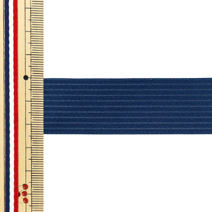 【数量5起】 絲帶 五条纹缎面絲帶 约24mm宽28号色UR-1150"