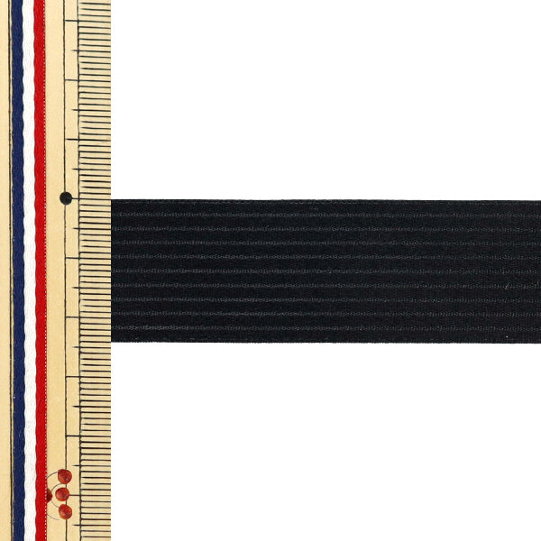 【数量5起】 絲帶 五条纹缎面絲帶 约24mm宽55号色UR-1150"