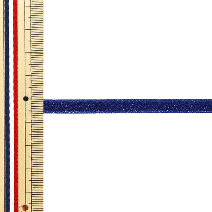 【数量5起】 絲帶 金属单面天鹅绒絲帶 约6mm宽77号色UR-3500"