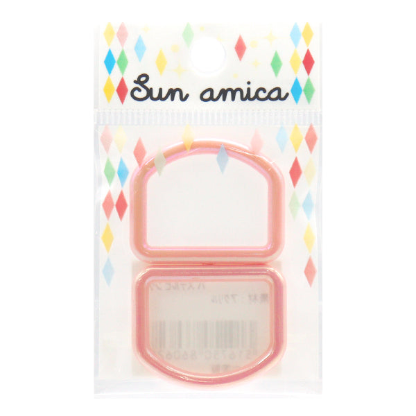 Craft parts "Aurora D-ring Approx. 25mm Pastel Pink SOD-02"