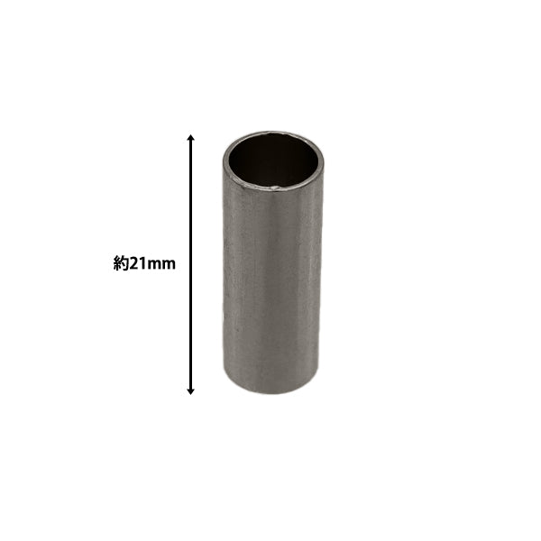 手芸金具 『コードキャップ 6mm ブラックニッケル 2個入り HMC-05』 KIYOHARA 清原