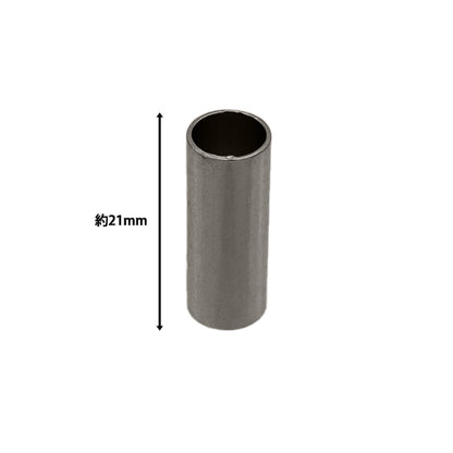 手芸金具 『コードキャップ 6mm ブラックニッケル 2個入り HMC-05』 KIYOHARA 清原