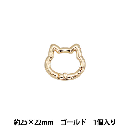 手工艺硬件“登山扣猫形金TKB-17" Terai