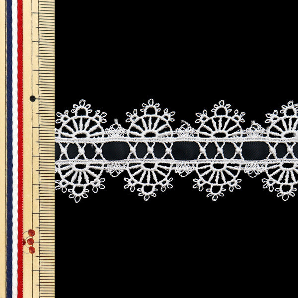 [Quantity starting from 5] Chemical Race ``ChemicalRibbonLace Approx. 3.5cm wide Black FR2404"