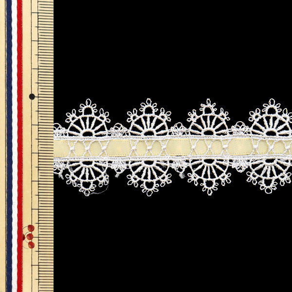 [Quantity starting from 5] Chemical Race ``ChemicalRibbonLace Approx. 3.5cm wide Ivory FR2404"