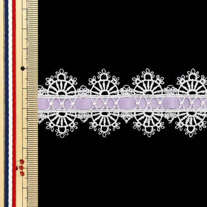 [Quantity starting from 5] Chemical Race ``ChemicalRibbonLace Approx. 3.5cm wide Light Purple FR2404"