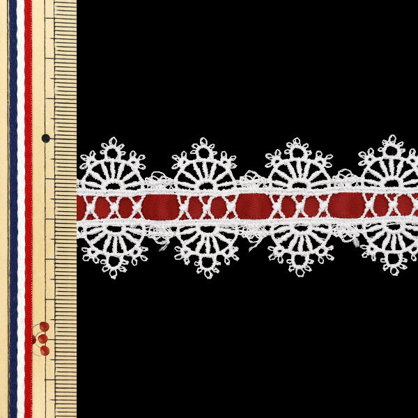 [Quantity starting from 5] Chemical Race ``ChemicalRibbonLace Approx. 3.5cm wide Wine FR2404"