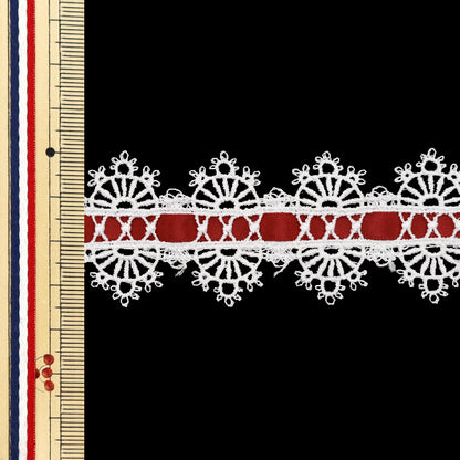 [Quantity starting from 5] Chemical Race ``ChemicalRibbonLace Approx. 3.5cm wide Wine FR2404"