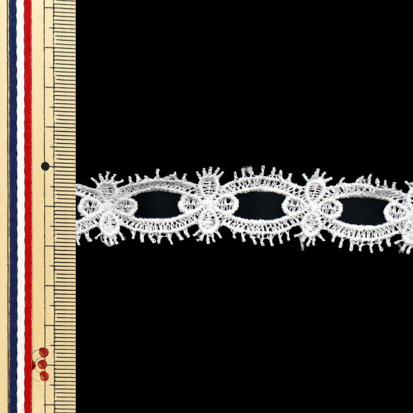 [Quantity starting from 5] Chemical Race ``ChemicalRibbonLace Approx. 2cm wide Black FR2406"