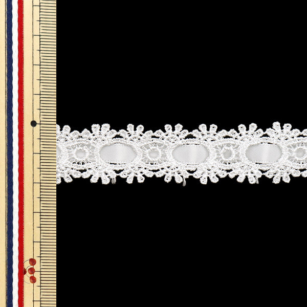 [Quantity starting from 5] Chemical Race ``ChemicalRibbonLace Approx. 2cm wide White FR2407"