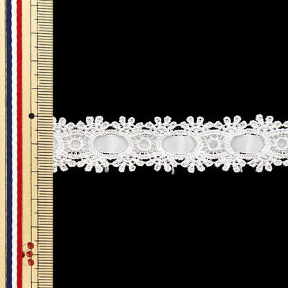 [Quantity starting from 5] Chemical Race ``ChemicalRibbonLace Approx. 2cm wide White FR2407"