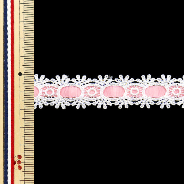 [Quantity starting from 5] Chemical Race ``ChemicalRibbonLace Approx. 2cm wide Light pink FR2407"