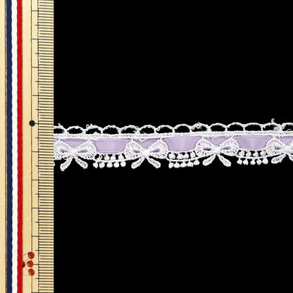 [Quantity starting from 5] Chemical Race ``ChemicalRibbonLace Approx. 1.5cm wide Light Purple FR2408"