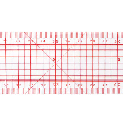 量尺 “塗層網格標尺50厘米（紅色秤）05-505" Kawaguchi Kawaguchi