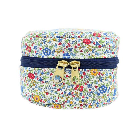 Small item holder "Liberty Fabrics pouch, round small, P1-3633177LAE" 【YuzawayaLimited product]
