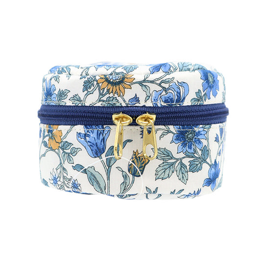 Small item holder "Liberty Fabrics Pouch, Round Small P1-3639138CE" 【YuzawayaLimited product]