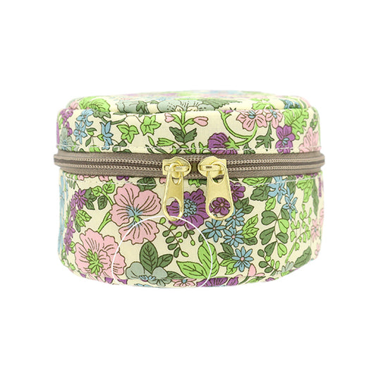 Small item holder "Liberty Fabrics pouch, round small, P1-3636163ZE" 【YuzawayaLimited product]