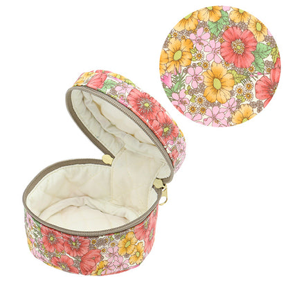 Small item holder "Liberty Fabrics Pouch, Round Small P1-DC10480WE" 【YuzawayaLimited product]